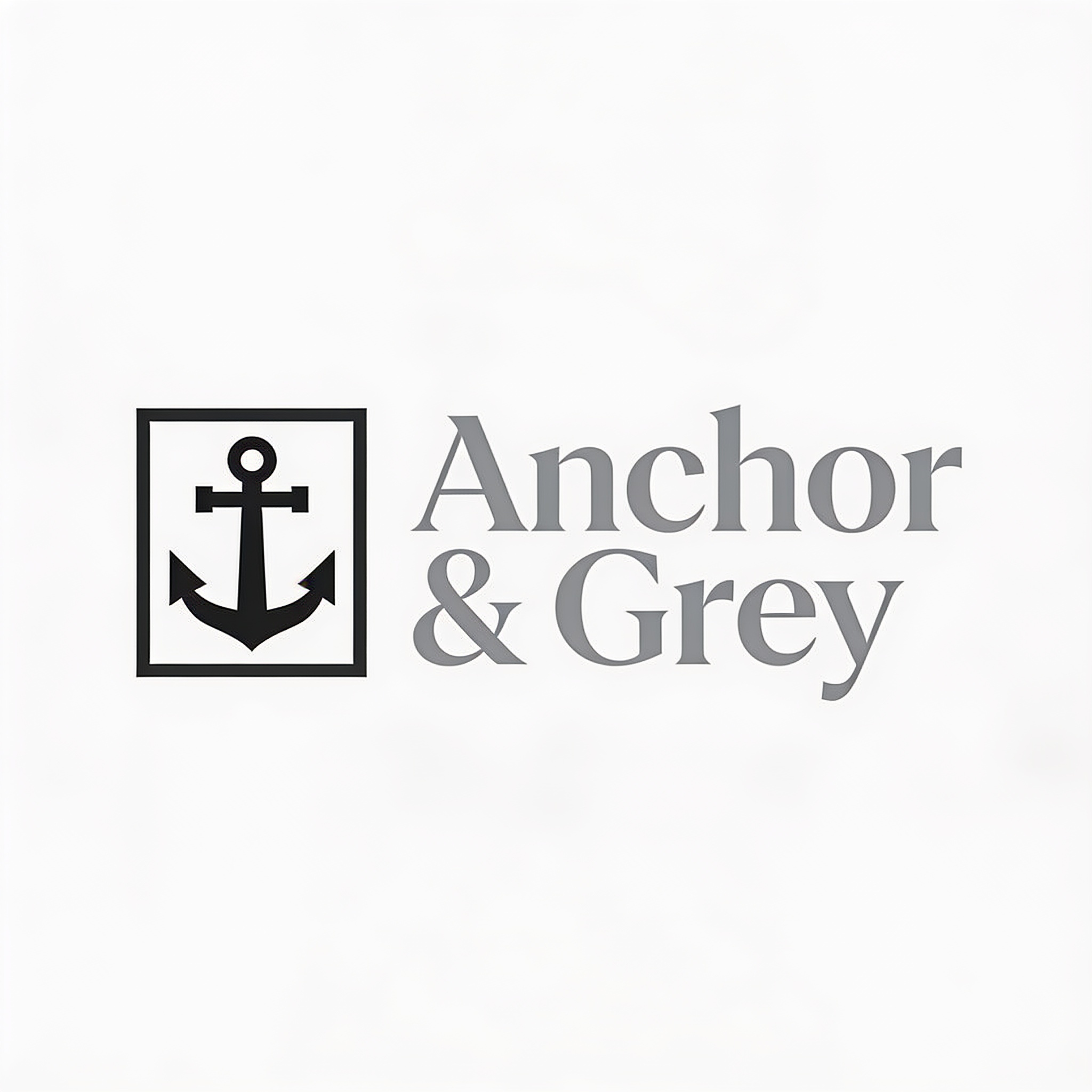 Anchor & Grey — Professional logo generated with Vectura