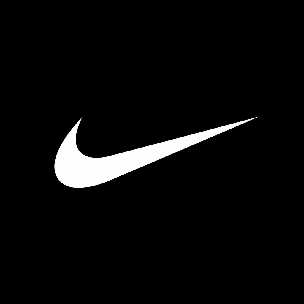 Design a minimalist athletic logo inspired by the clarity and motion of
